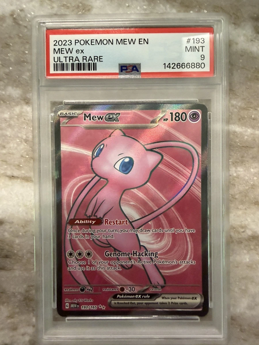 Mew Pokémon TCG Professional Sports Authenticator (PSA) Grade 9
