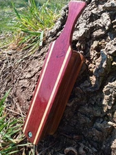 walnut with purple heart box call, newly made,hand crafted, hand selected lumber