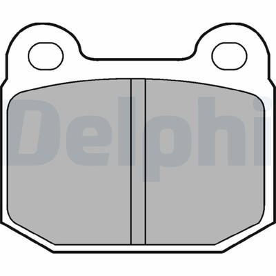 Delphi Bremsbeläge vorne für Alfa Romeo Lotus Opel