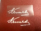 Kennedy Kits White Script Custom Tool Box Decal Reproduced UV Vinyl set of 2