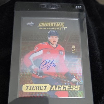 Upper Deck 2025-26 Credentials Protas Ticket Access Auto 08/99 Caps