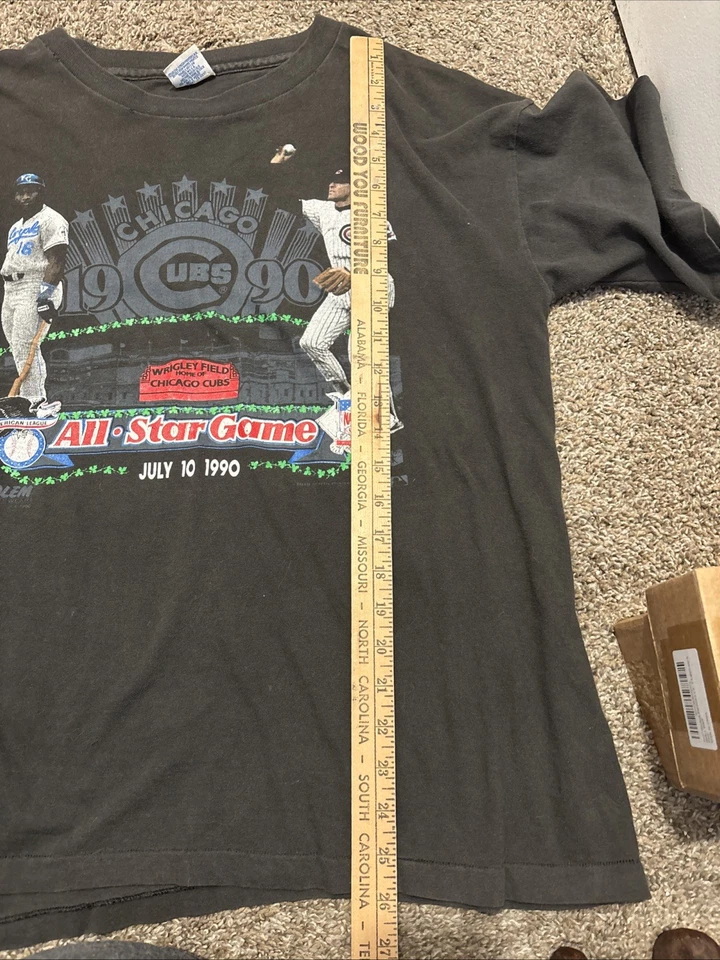 Vintage MLB All Star Game 1990 Bo Jackson Shirt Size XL Salem Sportswear RARE  - Image 3 of 4