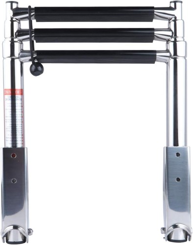 Marine Telescoping 3 Steps Ladder Stainless Steel Boat Upper Platform Swim Yacht - Picture 7 of 7