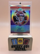 2020 Panini Plates & Patches Upper Echelon Joe Burrow Rookie On Card Auto 1/15!. rookie card picture