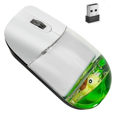 Wireless Mouse Cute Green Aqua Water Mice Aesthetic Clear Silent Optical Port...