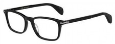 NEW Rag  Bone RNB 7016 Eyeglasses 0807 Black 100 AUTHENTIC