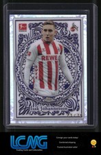 D8G 2025-26 Topps Chrome Bundesliga Ísak Jóhannesson Ornaments Purple #/75
