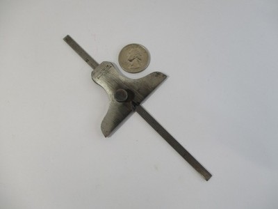 UNION TOOL # 10 x 6'' DEPTH Gage Caliper # 10 x 6'' Scale Ruler Made in USA EC