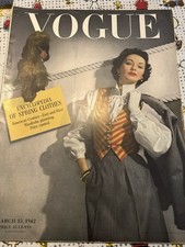 Vogue  US - March 15 1942 - Gilbert Adrian ,  American couture issue  