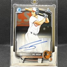 2025 Bowman Draft - Chrome Prospect Autographs Ike Irish #CPA-II (AU, RC)