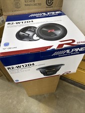 Alpine R Series 12" One R Series R2-W12D4 Subwoofer Brand New Sealed