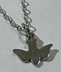 Necklace Bird Thin Chain Sterling Silver preowned sb2-25 — photo 6