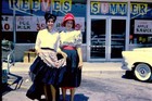 Old Fashioned Days Sale Reeves Food Centers, Bowling Green KY: 1960's 35mm Slide — photo 1