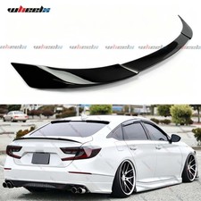 Painted Gloss Black Jdm Style Trunk Lid Spoiler Wing For 2018-2022 Honda Accord