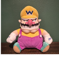 All Star Collection Super Mario Bros. Wario 10" Plush Toy
