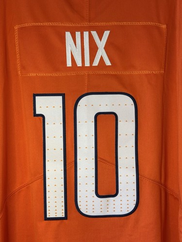 Denver Broncos #10 Bo Nix Stitched Orange Men’s Xtra Large Jersey! 🔥 - Picture 7 of 7