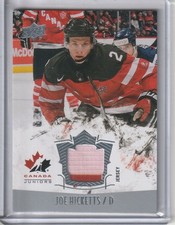 2015 UPPER DECK TEAM CANADA JUNIORS JOE HICKETTS JERSEY RC #117