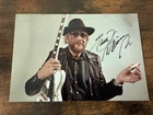 Singer HANK WILLIAMS JR Signed 4x6 Photo COUNTRY MUSIC AUTOGRAPH