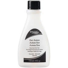 Super Nail Pure Acetone Nail Polish Remover 100% Professional 4oz