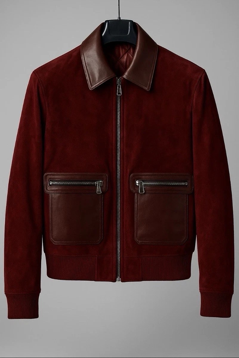 Zip Suede Outer Shell Coats, Jackets & Vests for Men for sale | eBay