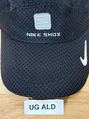 Vintage Nike Shox Black Small/Medium Adjustable Running Hat Cap