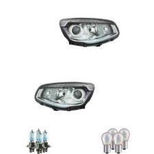 Halogen Scheinwerfer Frontscheinwerfer Set H7 für KIA Soul II inklusive Lampen