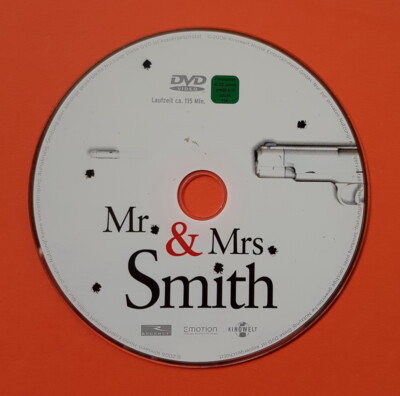 Mr. & Mrs Smith - Brad Pitt - Angelina Jolie - DVD ohne Cover 