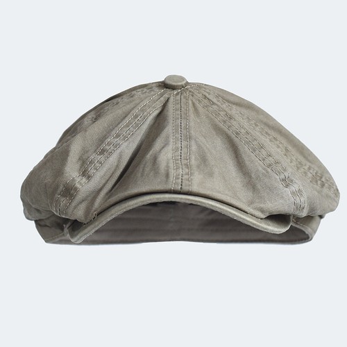 Octagonal Berret Men's European and American octagonal hat Beret painter's art cap ...