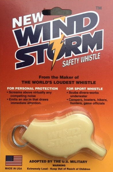 Windstorm Original All Weather Survival Safety Whistle for sale online 