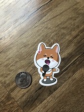 Singing Fox Cartoon Cute Decal Vinyl Sticker Water Bottle Laptop Waterproof