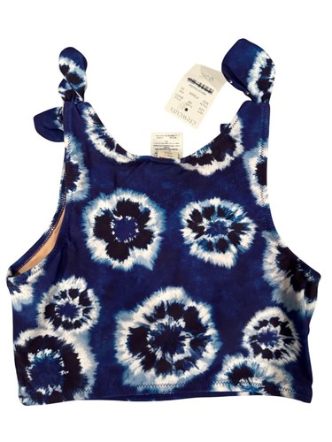 J.Crew crewcuts tie dye Girls' tie-shoulder Swim Top with UPF 50+ sz 10 - Picture 4 of 4