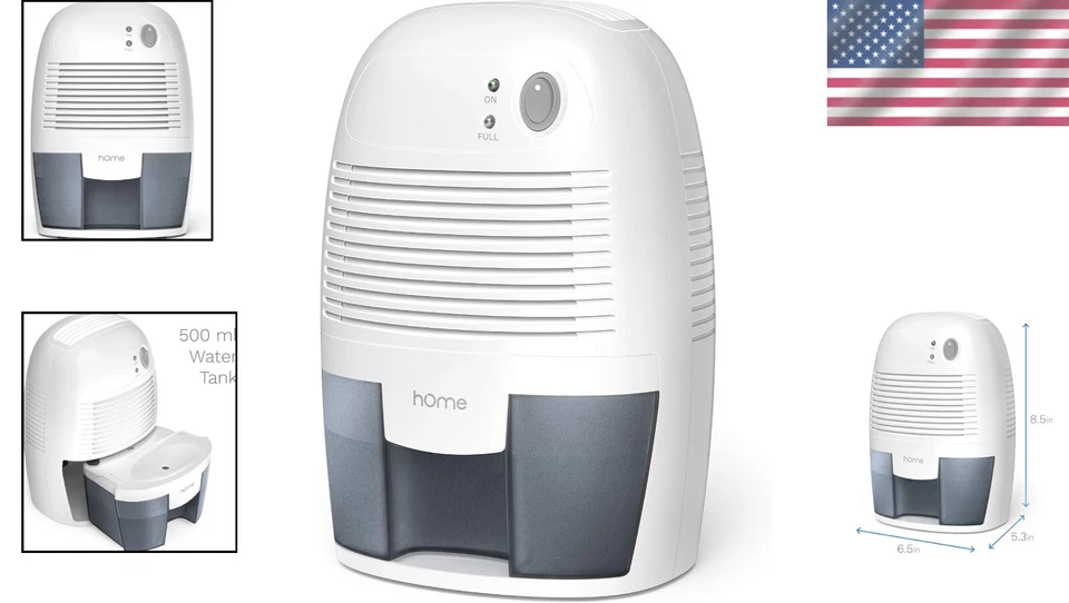 Compact Portable Dehumidifier with Auto Shut Off - Ideal for Small Spaces - Image 2 of 4