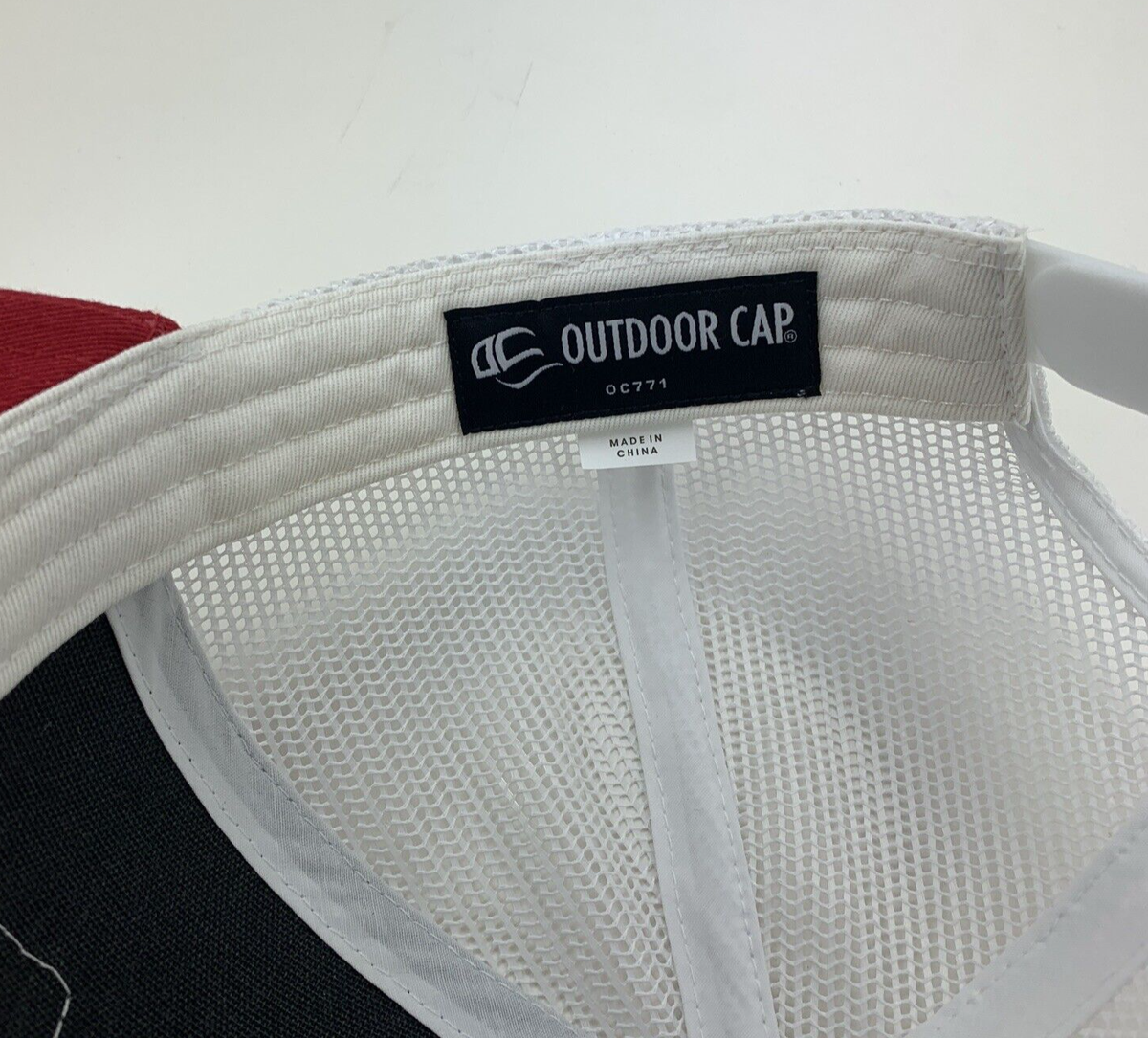 Casquette Mesh Camionneur Outdoor Cap USA - Rouge Blanc Bleu - Réglable Snapback