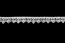 Lily 3/8 Inch Ivory Small Floral Flower Venice Lace Trim Sold by Yardage