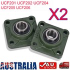 UCF 4 Bolt Flange Pillow Block Bearing Self Aligning Foot Housing 12mm- 30mmBore