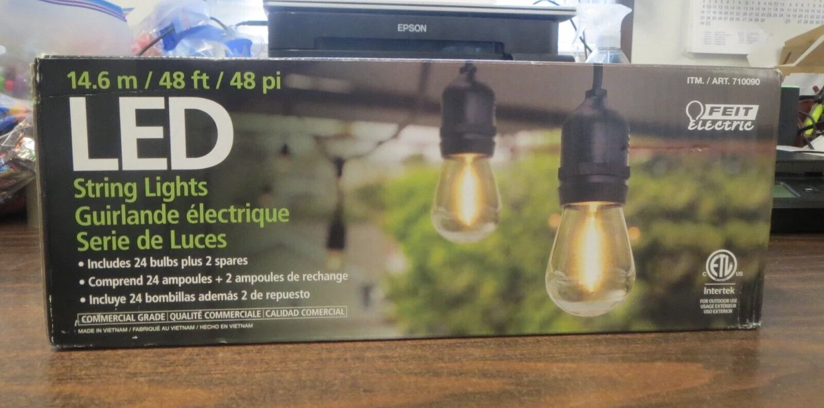 Feit electric 710090 48ft on sale led string light