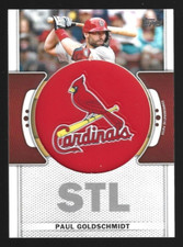 PAUL GOLDSCHMIDT 2023 TOPPS TEAM LOGO COMMEMORATIVE PATCH #TLP-PG CARDINALS