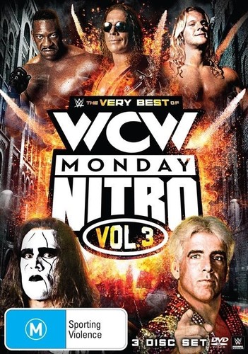 WWE - Very Best Of WCW Monday Nitro : Vol 3 (DVD, 2015, 3-Disc Set) Region 4 - Picture 1 of 1