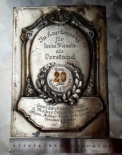 Orig. Vecchio Argentato Scudo 20 J Mungitore Vorstand Elbflorenz 3.3.1931