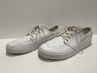 white leather janoski