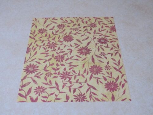 SALE!! 8,5" x 11" K & Co. PAPIER - SORTIERT WEINROT BLUMENDRUCKE - 6 BLATT - NEU!! - Bild 2 von 7