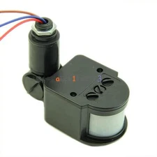 DC 12V 12M Security Infrared PIR Motion Sensor Detector Wall LED Light RF 180°