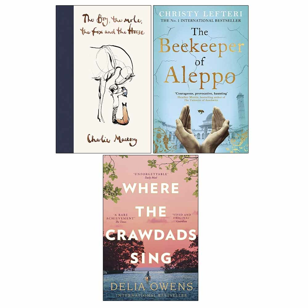The Boy, The Mole, The Beekeeper of Aleppo, Crawdads Sing 3 Books Collection Set