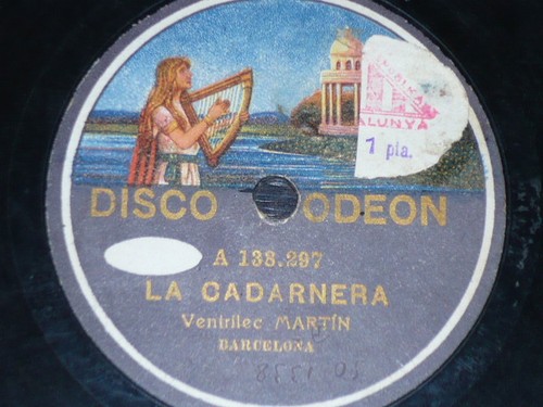 VENTRILOQUIST 78 rpm RECORD Odeon VENTRÍLEC MARTÍN Nice label RARE Spain - Picture 2 of 2