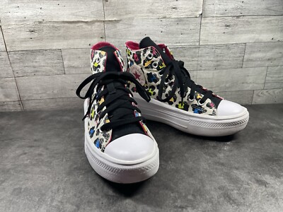 Converse All Star Ctas Sneakers Girls 5M Move Hi Platform Shoe Multicolor  Canvas
