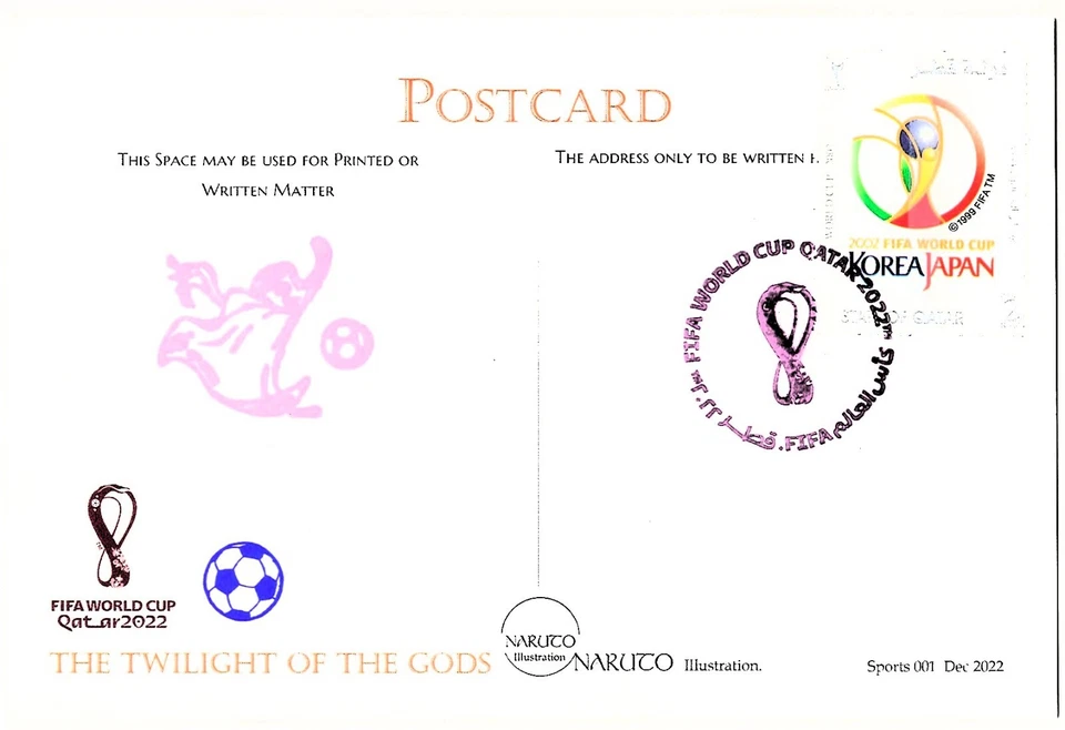 Postal RARA Copa Mundial de la FIFA 2022 QATAR Fútbol Fútbol GALES Gareth Frank Bale Foto 3 de 3