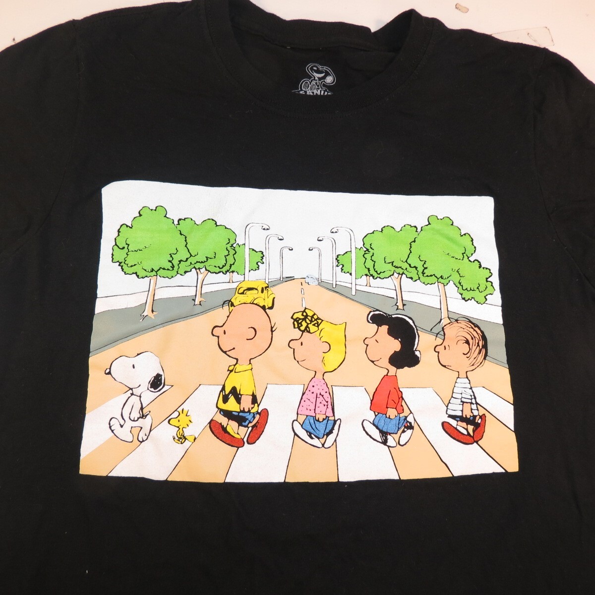 PEANUTS CHARLIE BROWN SNOOPY LINUS LUCY BEATLES ABBEY ROAD TEE T SHIRT Mens  S | eBay