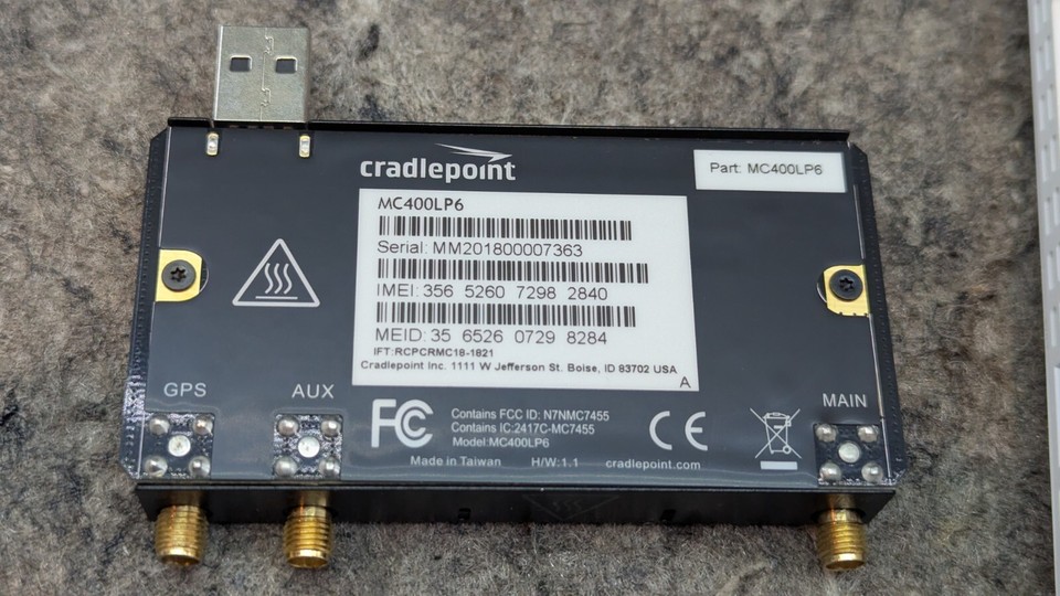 CradlePoint S4A452A 4GLTE Mobile Broadband Router CBA850 - NO SIM | eBay