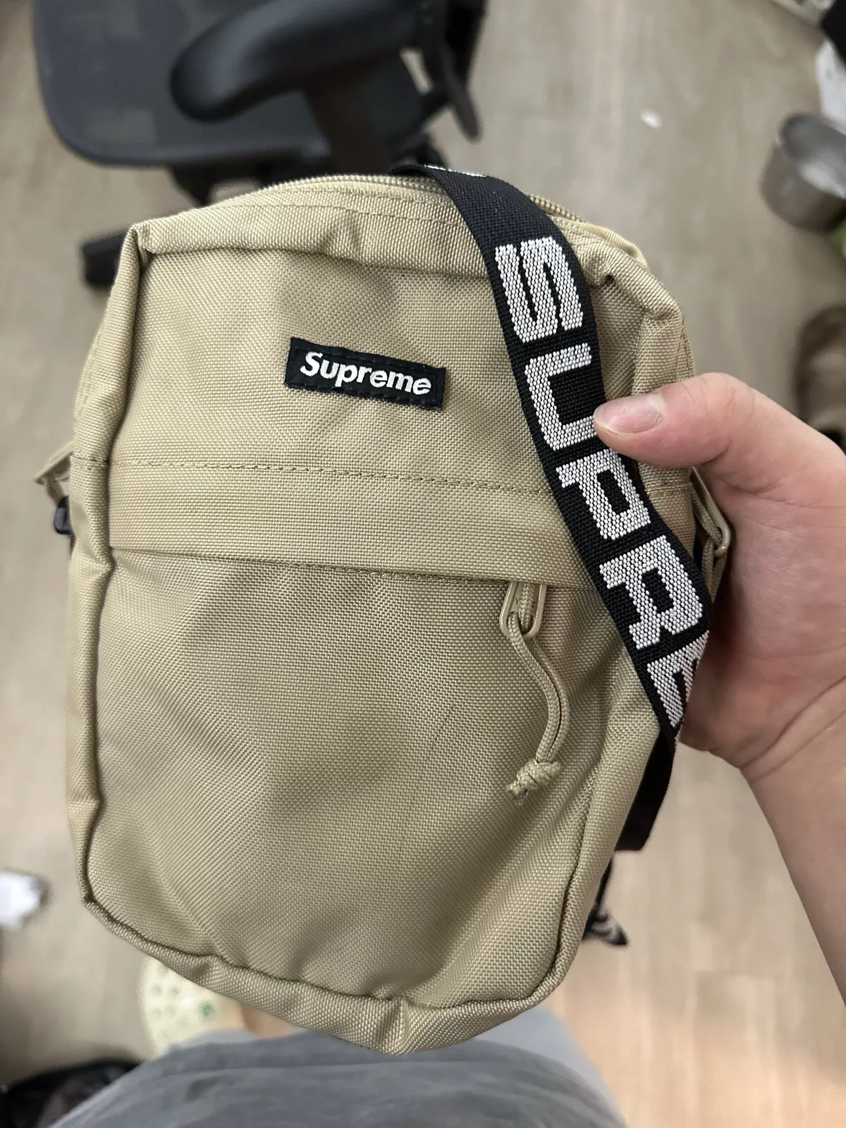 Sac bandoulière Supreme SS18 en nylon rouge