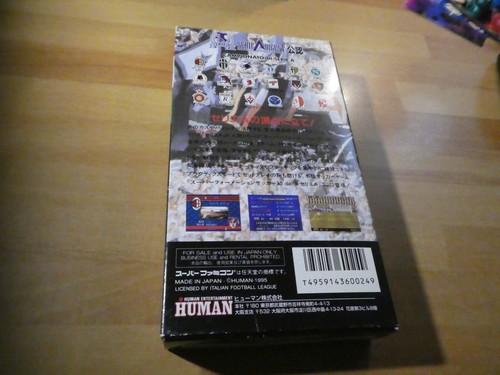 GAME/JEU SUPER FAMICOM NINTENDO NES JAP Super Formation Soccer 95 della Seria A - Picture 2 of 4